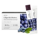 Korejské Kolagen Jelly Sticks - 25 Blueberry Ochucené Marine Kolagen Peptide Snacks pro anti- ag- - Kolagen protein Sugar- zdarma, Cestovní balení pro vlasy a nehty síla