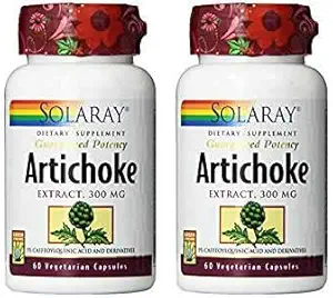 Solaray Artyčok Leaf Extract, 300mg, 60 Počet (2 balení)