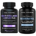 Vitální vitaminy Multi kolagen Complex Plus Kapsle + Resveratrol Kapsle