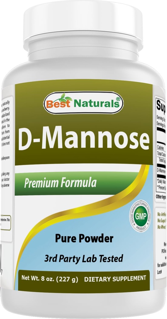 Nejlepší Naturals D- Mannose čistý prášek - Močový Trakt Čistící dodatek - 8 OZ
