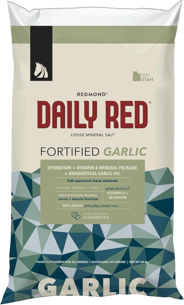 Redmond Denní červená 124; Koňské vitamíny a minerály dodatek - 25 LB Bag