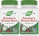 Nature 's Way Butcher' s Broom Root, Traditional Leg Vegan Support *, 100 Vegan Kapsle (Balení po 2)