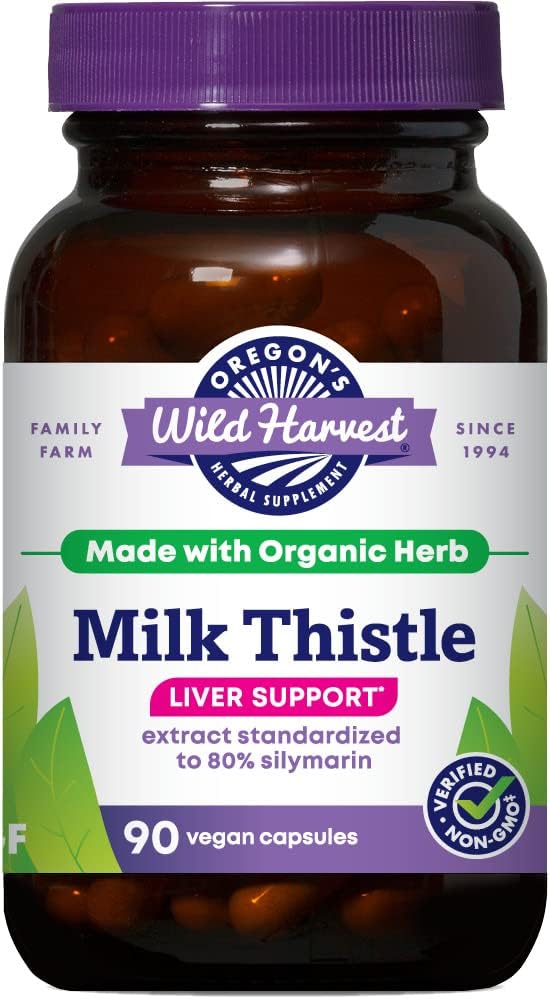 Oregons Wild Harvest Milk Thistle - Organic - 90 čepice