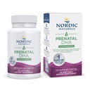 Nordic Naturals Vegan Prenatal DHA, Neochucené - 60 Soft Gels - 500 mg Plant- Based DHA - Podporuje vývoj mozku u dětí a zdravé těhotenství - Non- GMO - 30 Služebnictví