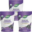 Nature 's Way Sambucus Imunitary Lozenges, Zinek + Vitamin C, Black Elderberry Extract, USDA Certified Organic, Original Berry Ochucené, 24 Lozenges (Balení května Vary) - 3 Pack