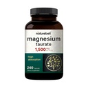 NatureBell Magnesium Taurate 1 500 mg, 240 Kapsle CLAS124; Chelated for High Absorption CLAS124; Non- GMO, gluten- Free
