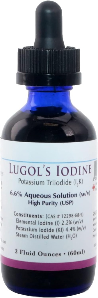 Lugols Jod (trijodid draselný 6, 6%) USP 2 Oz