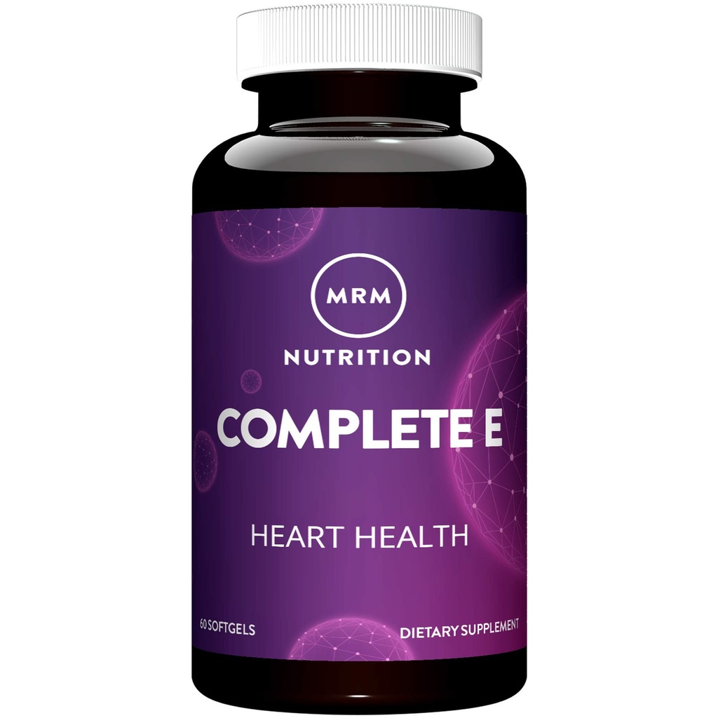 MRM Nutrition Complete E CLAS124; 400 IU vitaminu E CLAS124; Heart Health CLAS124; s vitaminem C CLAS124; gluten- Free CLAS124; 30 Servings