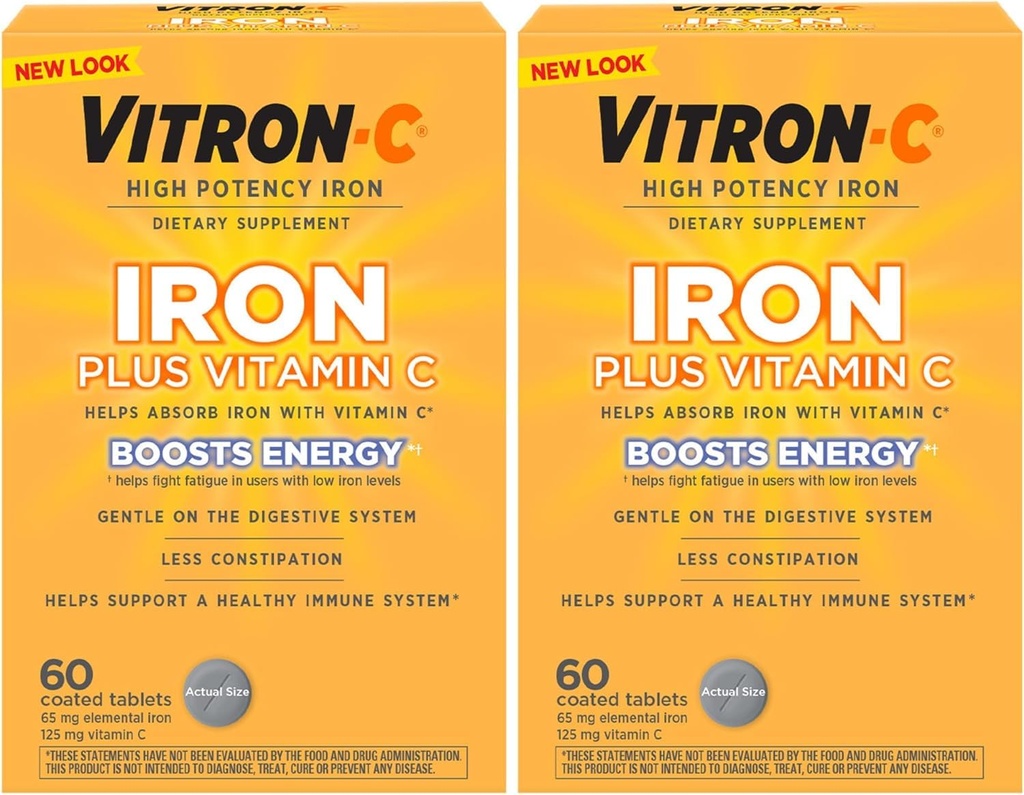 Vitron- c High potency Iron Supplementary tablety 60 Ct (Balení po 2)