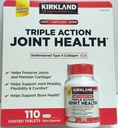 KIRKLAND Triple Action Společný zdravotní typ II Kolagen, Boron a HA - 110 Počet