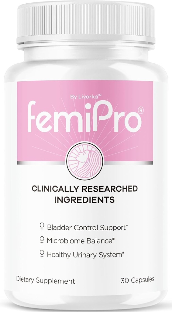 LIVORKA FemiPro BlemiPro Control Pills - Původní originální FemiPro Kapsle, Femi Pro Blender Control Supplement, Probitic FemiPro Pills pro celkové zdraví a Wellness Recenze, 30 Kapsle pro 1 měsíc