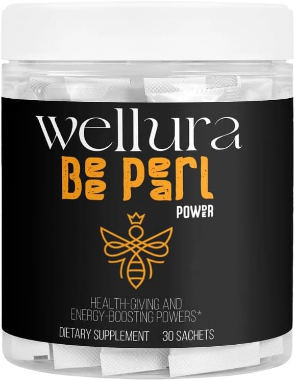 Bee Pearl Powder Dodatek, Bee Bread, Royal Jelly, Propolis, 30 Sachets