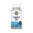 KAL Liposomální zinek 30mg, buněčná funkce a imunitní podpora dodatek, zesílené absorpce zinkové doplňky, Vegan, gluten zdarma, Soy zdarma, 30 Služeb, 30 VegCaps
