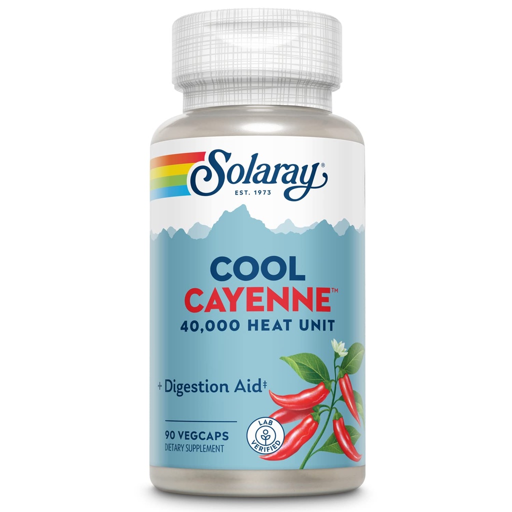 Solaray Cool Cayenne, 90 Kapsle