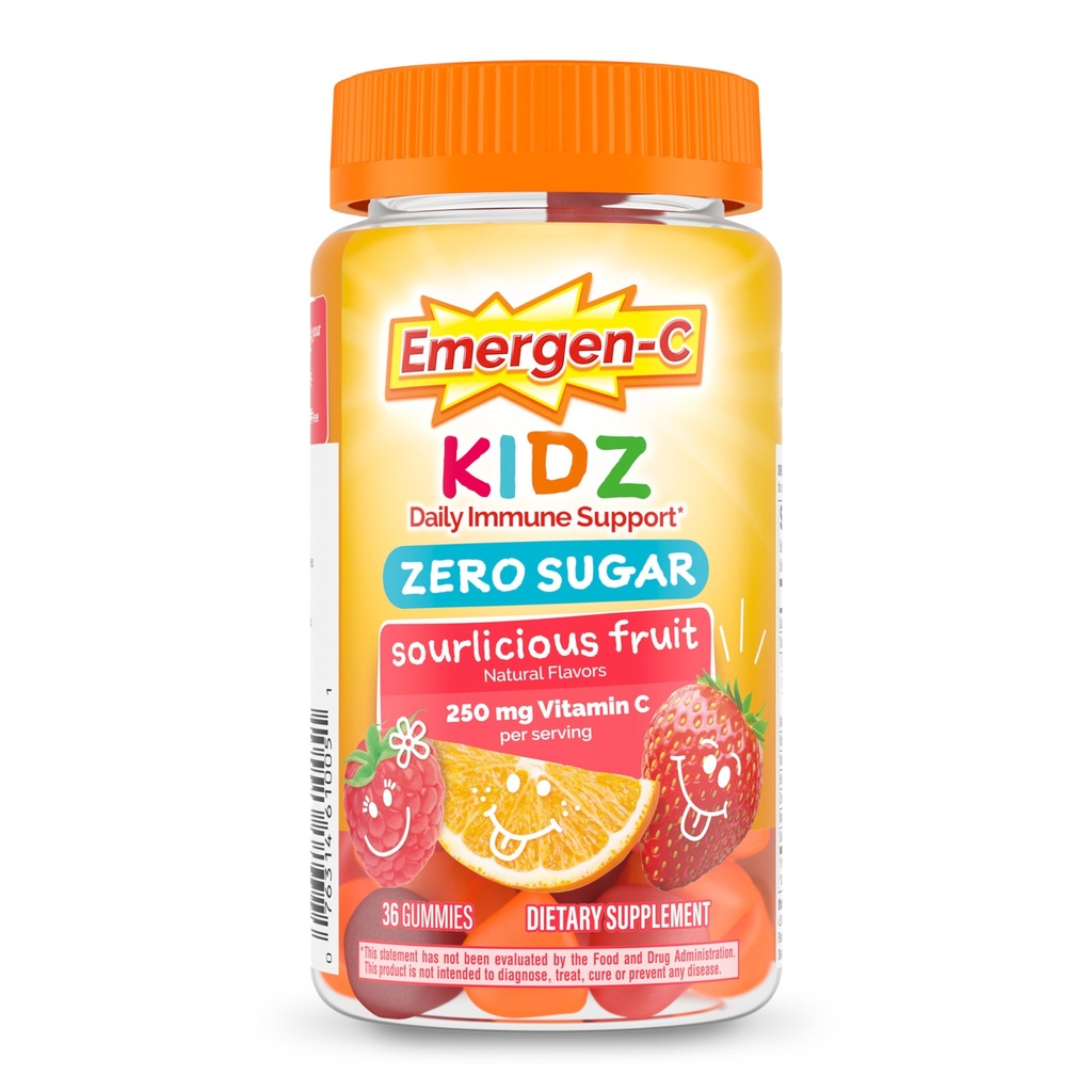 Emergen- C Nulový cukr Imunitní podpora Kidz Gummies 36 Počet
