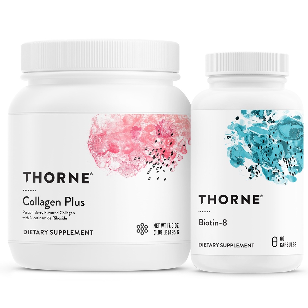 THORNE - Collagen Plus a Biotin 8 Bundle pro zářivou pleť, vlasy a nehty - 30 Služeb