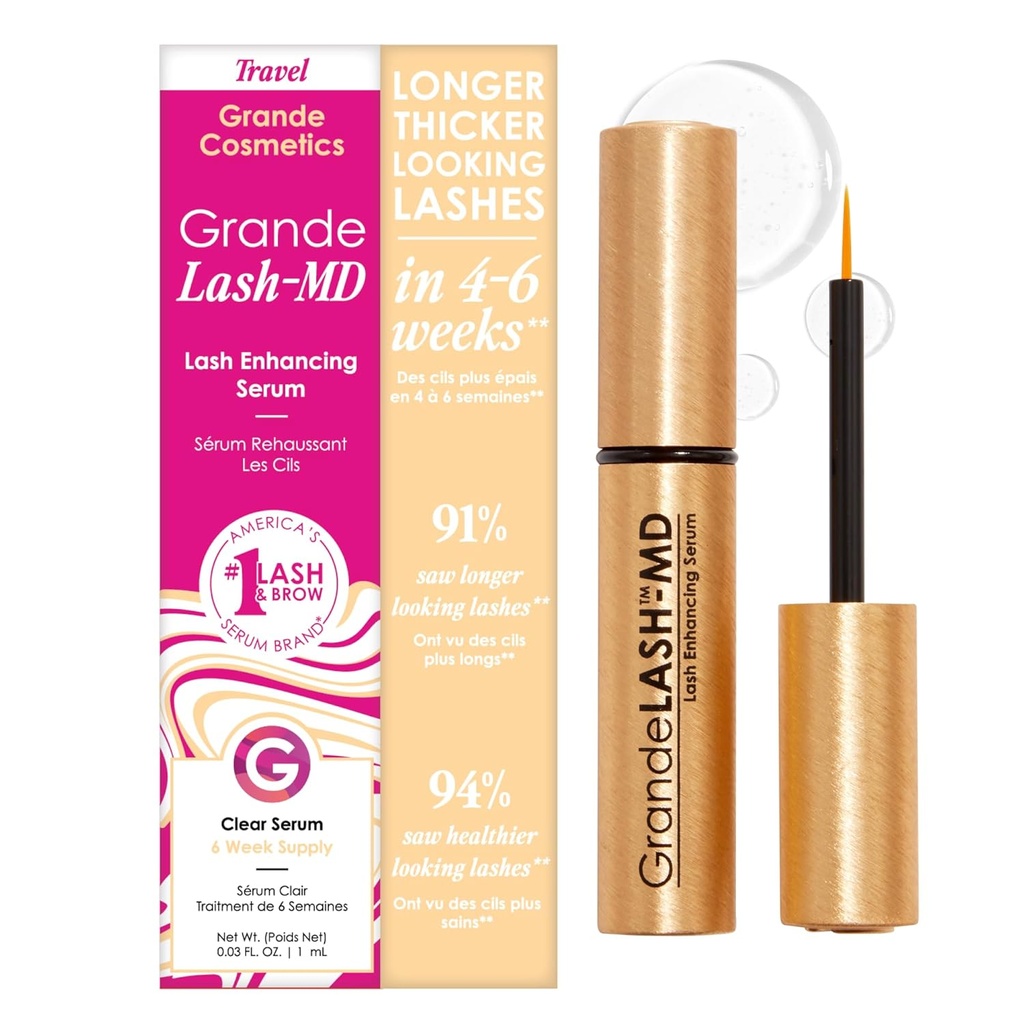 Grande kosmetika GrandeLASH- MD Lash Enhancing sérum - Peptid & Vitamin Infuzní Formule pro delší, silnější, Fuller hledá řasy - Oftalmolog Testováno, Cruelty- zdarma