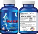 MAX FLEX UC II, dodatek ke kolagenu pro společné zdraví - Advanced Joint Support Supplement with Glucosamine, Chondroitin, Joint Inflaminating Relief as Turmeric - Gluten Free - 60 tablet, 2 tablety / den