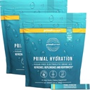 Primal Harvest Electrolytes Powder Packets Primal Hydration, Easy Open Packets, Energy Drink Mix 2 Pack Bundle (Lemon Berry, 60 Balení)