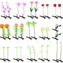 30 Pcs Smíšené vlasy klipy pro ženy a dívky - Bean Sprout, Květina, Tráva, Butterfly Hairpins & Barrettes - Skvělé pro školu, Domů, Party, Vánoce