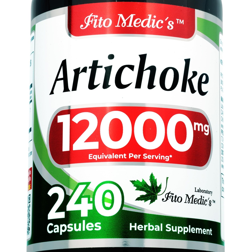 FITO MEDIC je laboratoř 124; Artyčok extrakt 124; Artyčok extrakt kapsle 124; 240 Kapsle 124; 12000 mg 124; alcachofa.