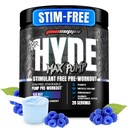 ProSupps Mr. Hyde Max Pump Pre Workout Powder - Stim- Free Preworking Podporuje krevní tok, Muscle Volume & Endurance - Caffeine- Free Nitric Oxide Gym & Fitness doplňky (Blue Razz, 20 Služeb)