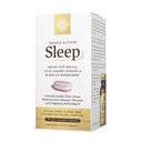 Solgar Triple Action Sleep, 60 Tri-Layer Tablety - Time-Release Melatonin & L-Theanine Plus Bylinné míchání - Pomáhá vám relaxovat, Spadnout a spát rychle a zůstat déle - Non- GMO, Gluten zdarma - 60 Služeb