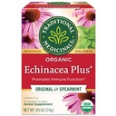Tradiční léky Organic Echinacea Plus s Spearmint Bylinný čaj, Promotes imunitní funkce, (balení po 1) - 16 Tea Bags
