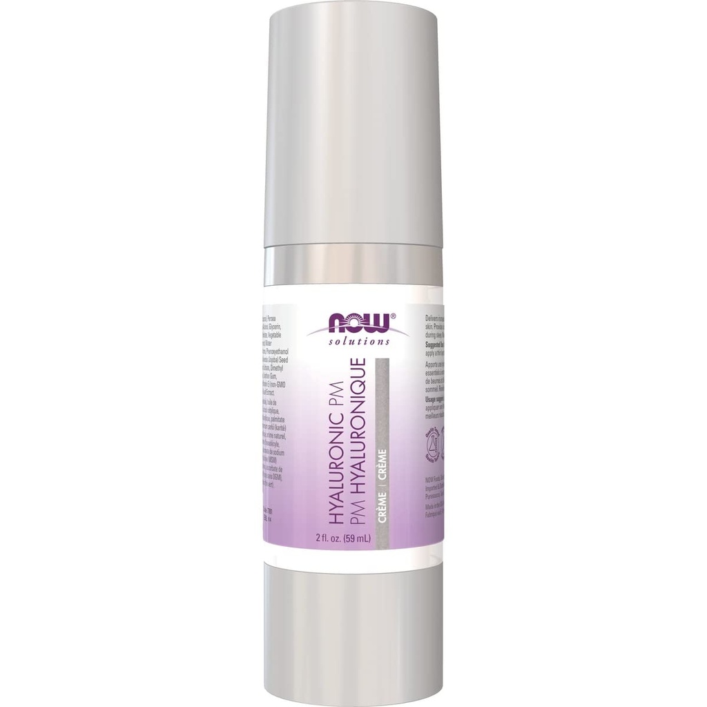 Nyní Foods Solutions, Hyaluronic Acid PM Creme, 2 fl oz (59 ml)