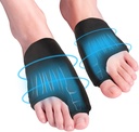 Foot Ice Packs Wrap Big Toe for Bunion Relief Gout Pain Relief, Reuse Cold & Heat Therapy Gel Foot Ice Pack Compress for Arthritic Toes, Otok, fašitida, sportovní zranění, Post- chirurgické zotavení