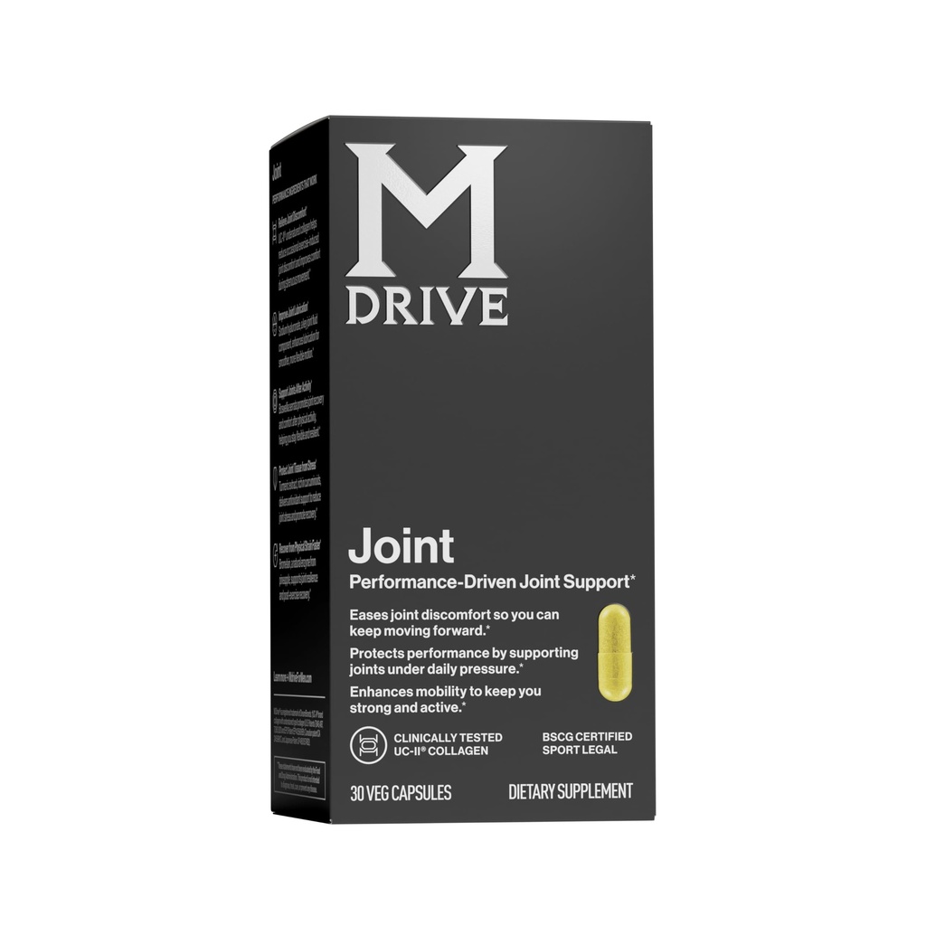 Mdrive Joint Supplement Support for Men - Podporuje zdravou společnou funkci, flexibilitu, pohodlí a mobilitu - Funkce UC-II Collagen, kurkumin a hyaluronát sodný z Hyaluronic acid, 30ct
