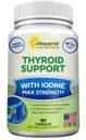 aSquared Nutrition Premium tyreoid Support Supplementary with jód (180 Capsules) - Nejlepší bylinné a vitamínové komplexní pilulky w / B12, Ashwagandha, Bladderwrack & Kelp - Helper for Health Hormon & Energy