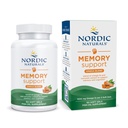 Nordic Naturals Omega Memory with Curcumin, Lemon - 60 Soft Gels - 1000 mg Omega-3 + 400 mg Optimalizovaný Curcumin - Paměť, Kognition - Obsahuje fosfatidylcholin & Huperzin A - Non- GMO - 30 Služeb