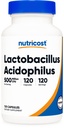 Nutricost Lactobacillus Acidophilus 500 milionů CFU per Serving (120 tobolek)