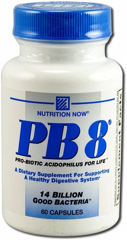 Nutriční nyní, PB8 Acidophilus Kapsle, 60 Počet