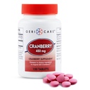 High- Potency Cranberry dodatek GeriCare- 450mg Čisté Cranberry Tablety pro močové trakt Zdraví - Přírodní prevence UTI pro muže & Ženy - GMO, Gluten & Dairy Free Cranberry koncentrát [100 Počet]