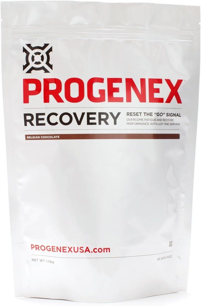 Progenex ® Recovery 124; Nejlepší příspěvek Workout Dodatek 124; Hydrolyzované syrovátkové protein Shake Drink Mix 124; Nápověda Sore Scles 124; Chutná skvěle 124; Neuvěřitelné výsledky 124; 30 Servings, Belgická čokoláda