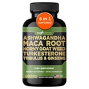 Gade Nutrition Ashwagandha s Maca Root, Horny Kozí Tráva, Turkesterone dodatek, Tribulus Terrestris, Panax Ginseng 124; 90 Zeleninové kapsle pro energii, Stamina, Performance. 124; Made in USA