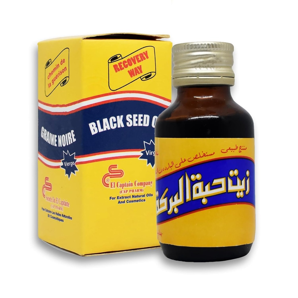 El Captain Virgin Black Seed Oil Nigella Sativa 250ml (Největší velikost)