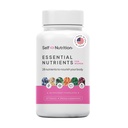 Veganské multivitaminy pro ženy - jednou denně - 28 Nutrients - Zvýšení energie, spánek, vlasy, kůže, nehty a snížení chutě - Keto, Vegan, gluten zdarma, USA, 2- měsíční dodávky