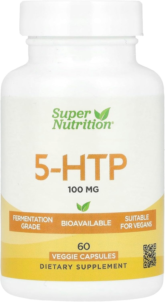 SuperNutrition 5- HTP, 100 mg, 60 Veggie Kapsle