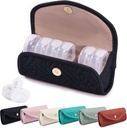 BAGSFY týdenní Pill Organizátor 2 krát denně v roztomilé Fabric Pill Case, Medicine Bag, AM PM Pill Box 7 Day, Přenosná medikace Cestovní pouzdro pro pilulky, Vitamíny, Rybí oleje, doplňky.