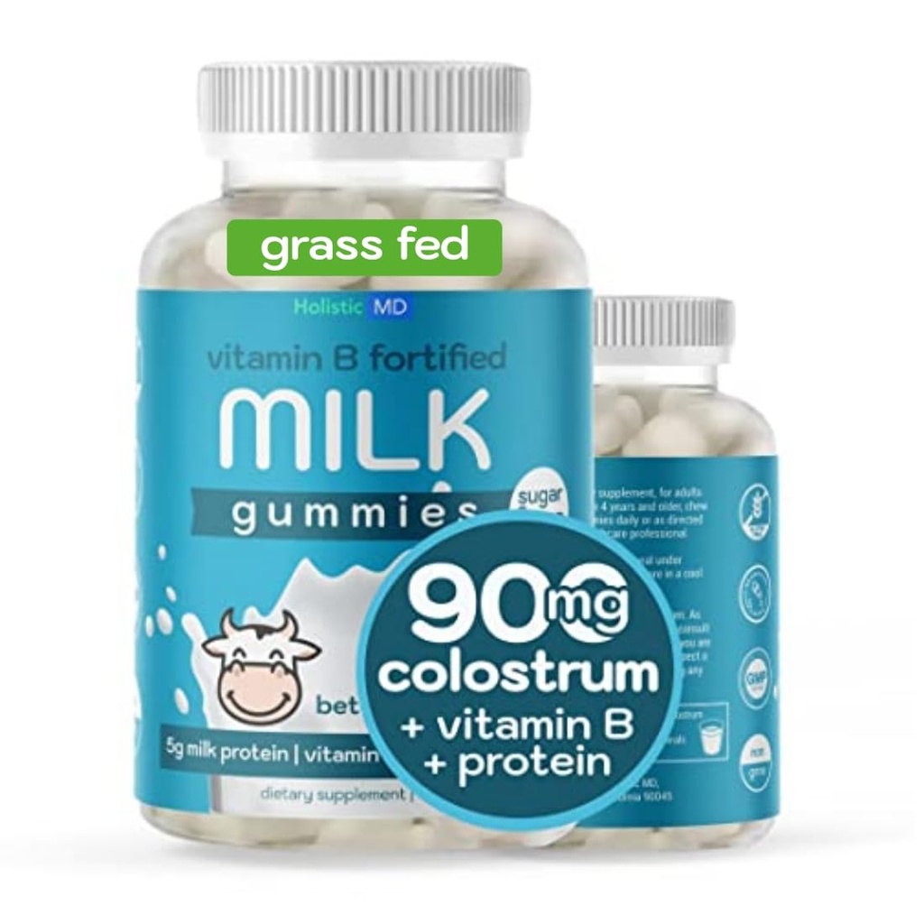 Barevné gumy pro děti starší než 124; Barevné mléčné gumy s komplexem vitaminu B 124; bez cukru 60 ct