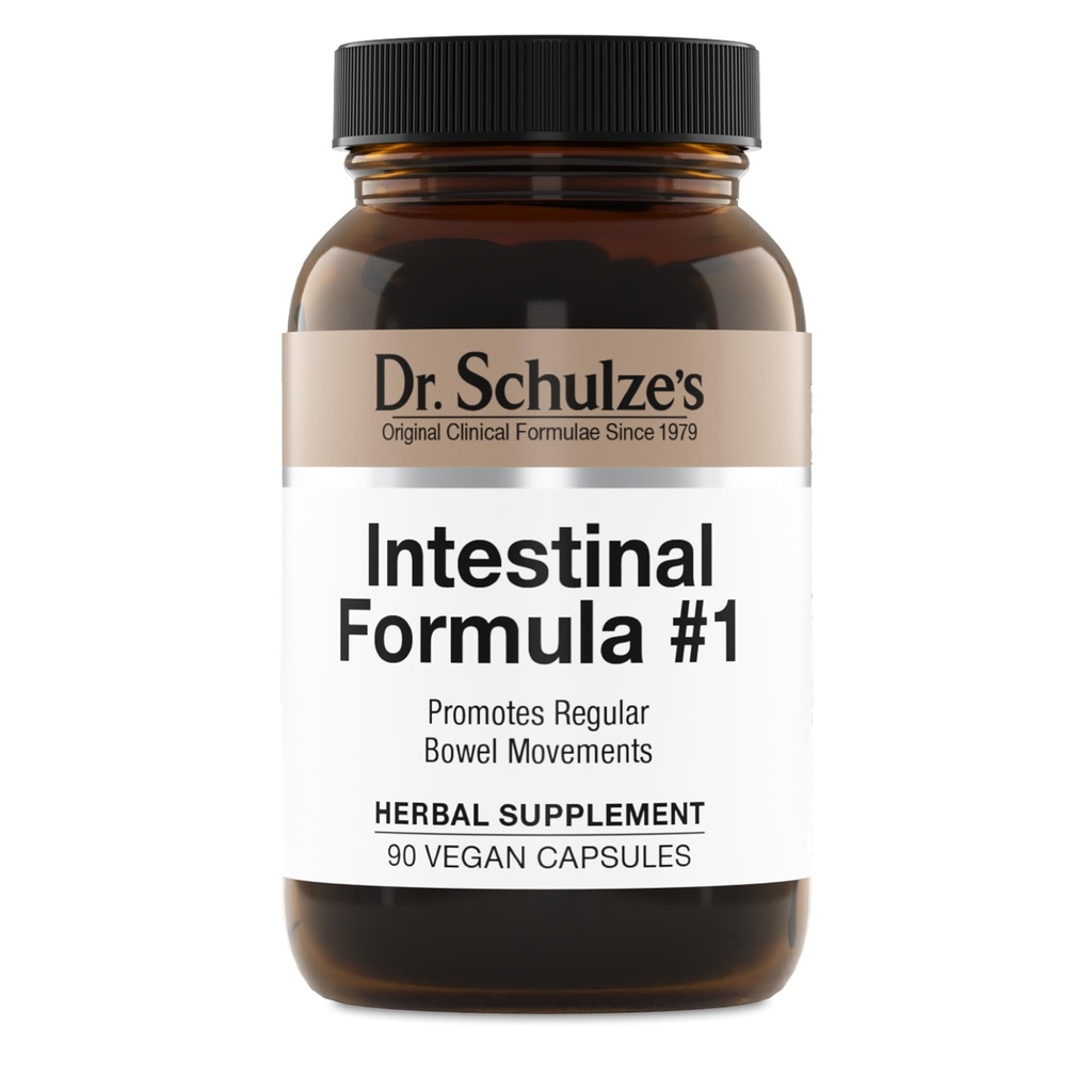 Dr. Schulze 's Intestinal Formule # 1 Colon Bowel Cleanse Laxative Capsules, 90 Počet (90 Kapsle) - Balení May Vars