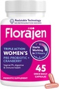 Květináč Ženský Probiotický, Prebiotický, & brusinkový dodatek pro vaginální zdraví, imunitní podpora, & Digestivní Wellness - 30-Count
