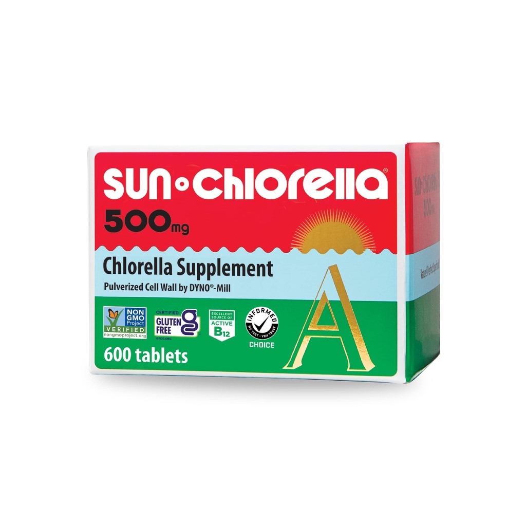 Sun Chlorella A tablety - 500 mg - 600 tablet