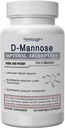 Superior Labs D- Mannose 500 mg, Pure Non- GMO Optimální absorpce Prebiotický, Močový trakt, močová měchýř a močová trubice Podpora, Digestivní a jaterní zdravotní pomoc, IC úleva pro ženy a muže, 120 Veg Caps