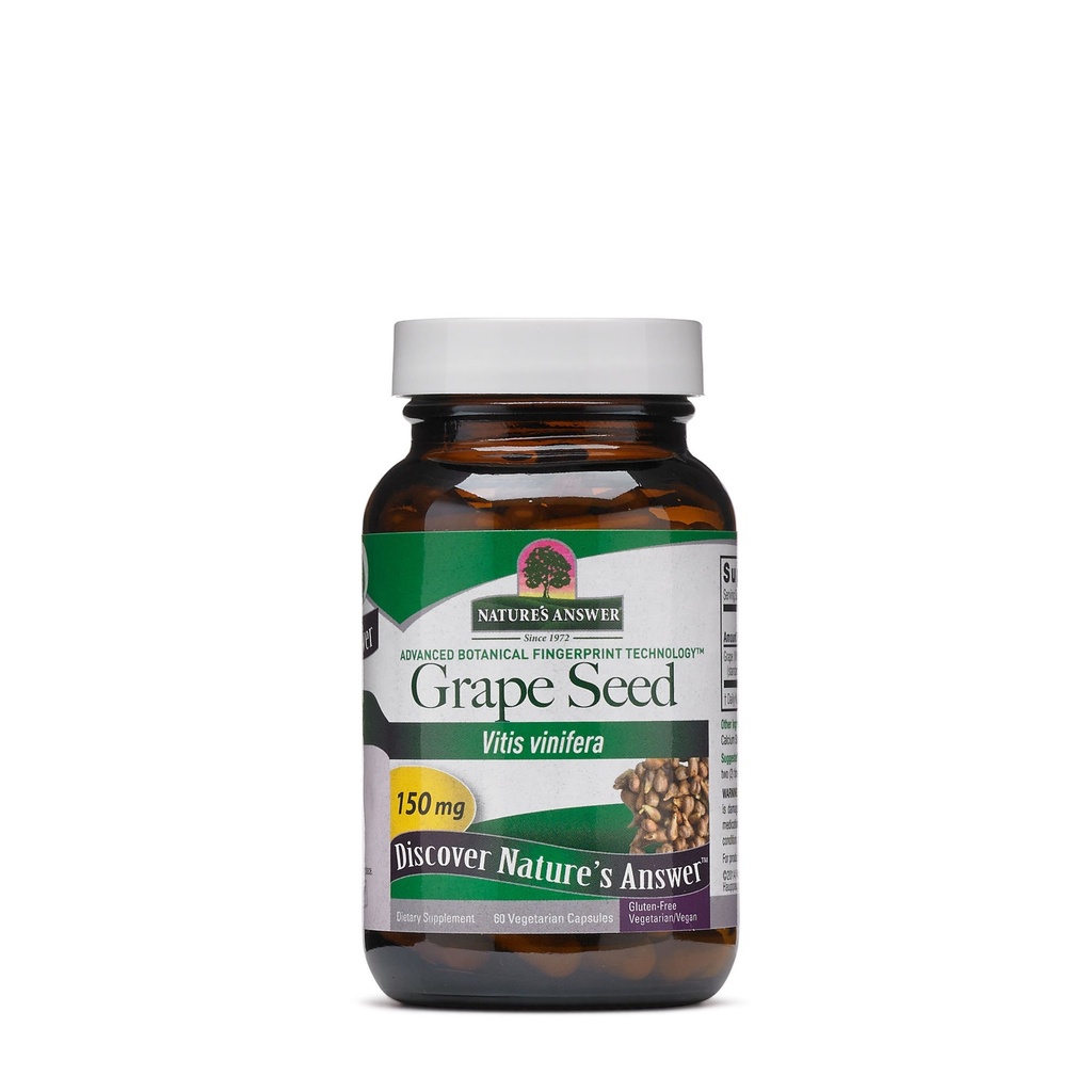 Odpověď přírody Grape Seed Vegetariánské kapsle, 60- Počet