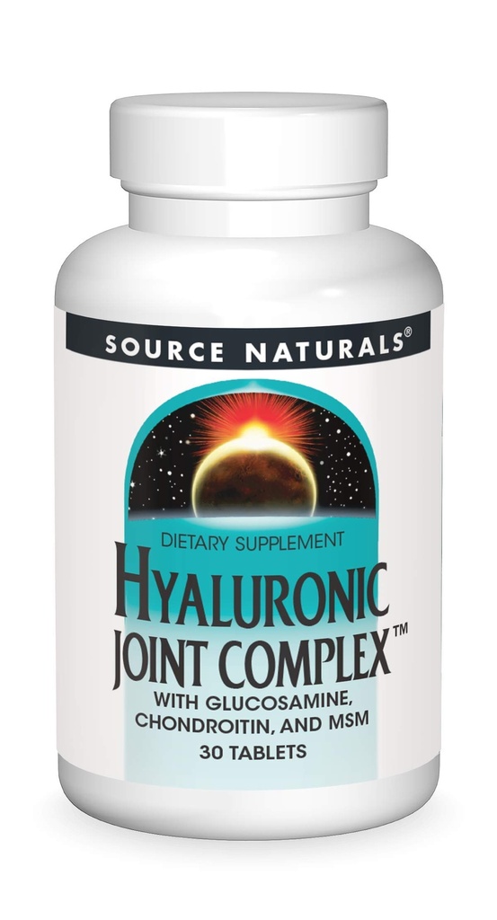 Zdroj Naturals Hyaluronic Společný komplex s Glucosamine, Chondroitin & MSM - 30 Tablety