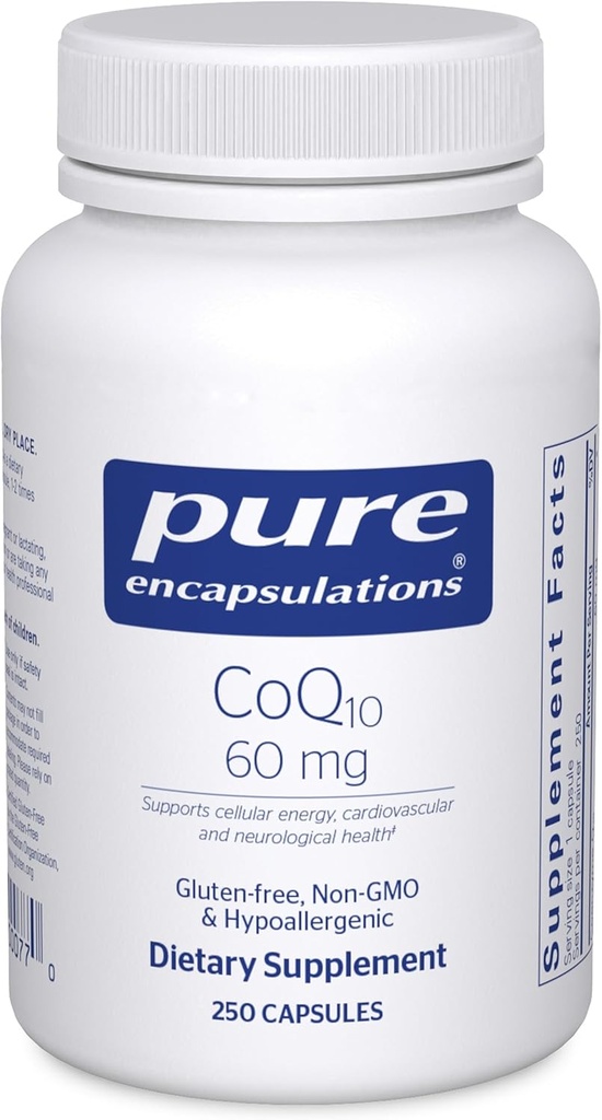 Čisté enkapsulace CoQ10 60 mg iž